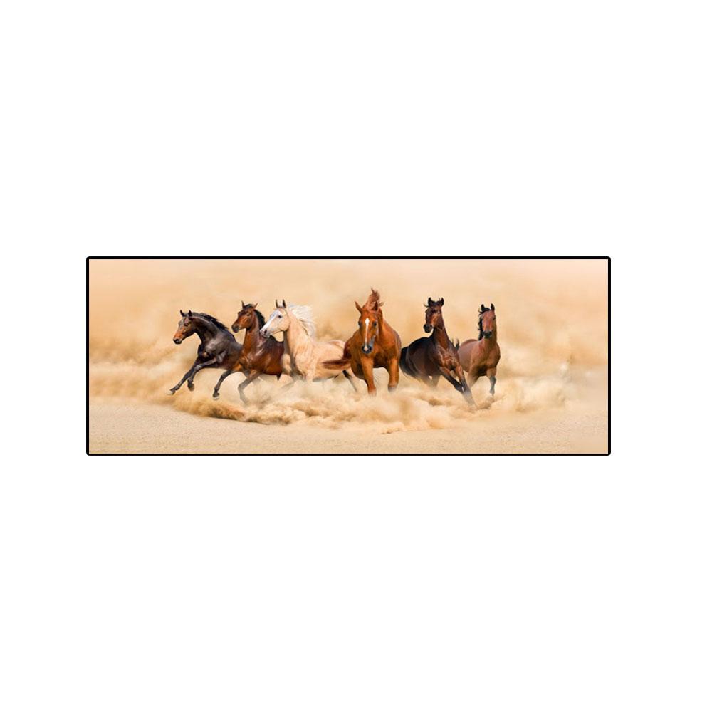 Большой размер бегущие лошади группа животных настенные панно для гостиной домашний декор постеры HD холст живопись настенное искусство без рамки