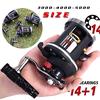 Baitcasting Reel 14+1BB Smooth Drag Wheeel Boat Freshwater Fishing Tackle Sea Fishing Trolling Reel