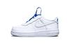 Nike Air Force 1 Крючок и петля Низкие детские кроссовки Белый Синий Для младенцев и малышей CU5289-100