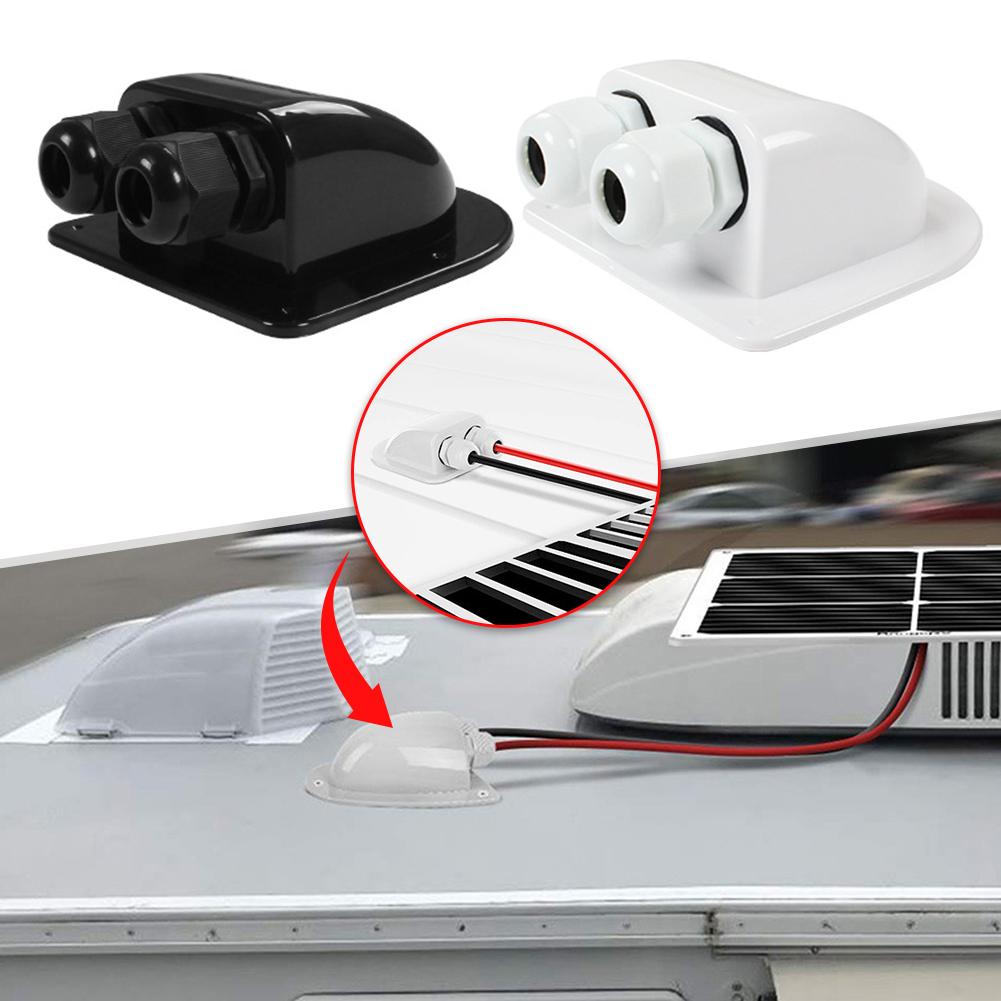 Camper Accessories Caravan Solar Car Junction Box Roof Wire Entry Solar Cable Motorhome Junction Box RV Caravan