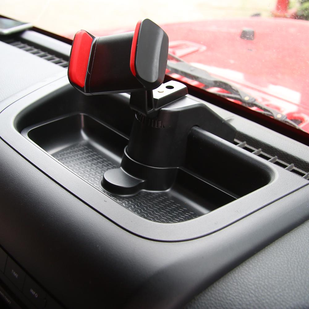 Cell Phone Holder Car Mount Rotatable Phone Mount Replacement for Wrangler JK 2012 2017