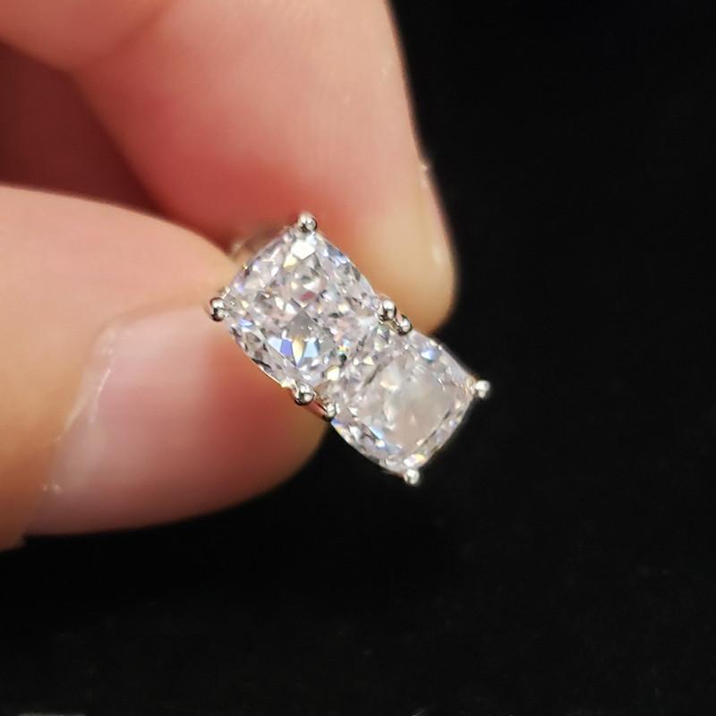 BELLA BOX Роскошные серьги-гвоздики с кубическим цирконием AAA, белые CZ, вневременные стильные женские серьги, классические ювелирные изделия