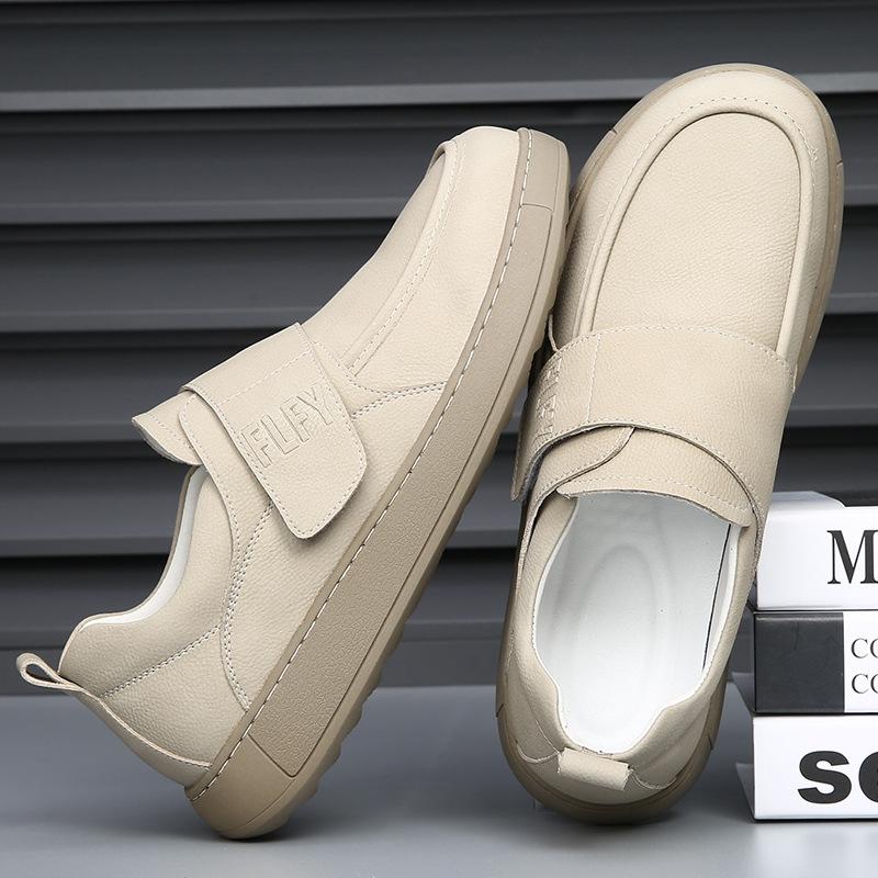 One-pedal Men's Shoes Breathable Spring and Summer New Trendy Versatile Lazy Casual Leather Shoes Men