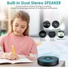 Bluetooth CD player with speakers, rechargeable 1400mAh portable CD player with anti-shock/skip protection