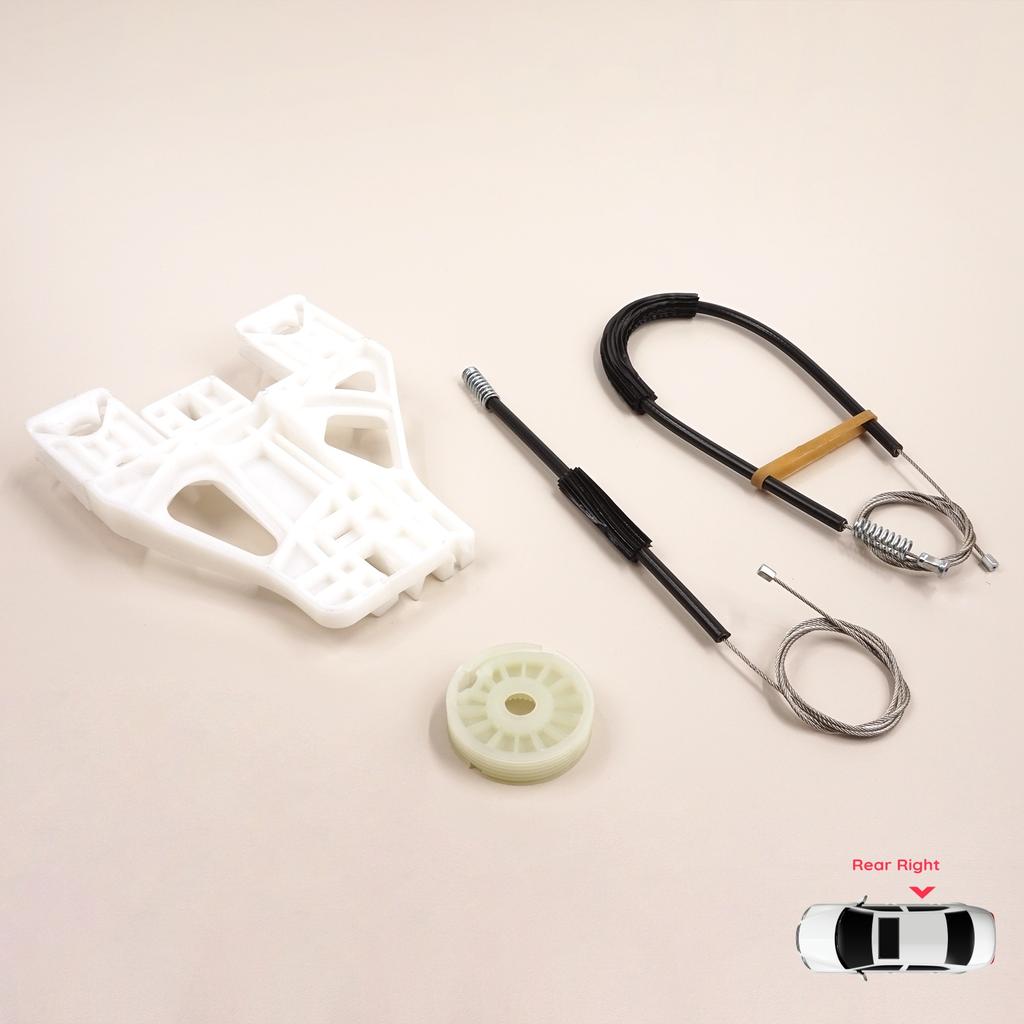EWR5073 Window Regulator Repair Kit Rear Right for Q5 SQ5 8R 8RB 2008-2018 5-Door 8R0839462