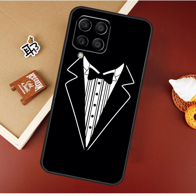 Suit and Tie Case For Samsung Galaxy M51 M31 M21 M11 M16 M36 M56 M53 M12 M32 M52 M15 M35 M55 M14 M34 M54