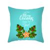 Peach Skin Christmas Print Pillow Case Cartoon Animal Home Sofa Cushion Cover Bedside Bedroom Pillow