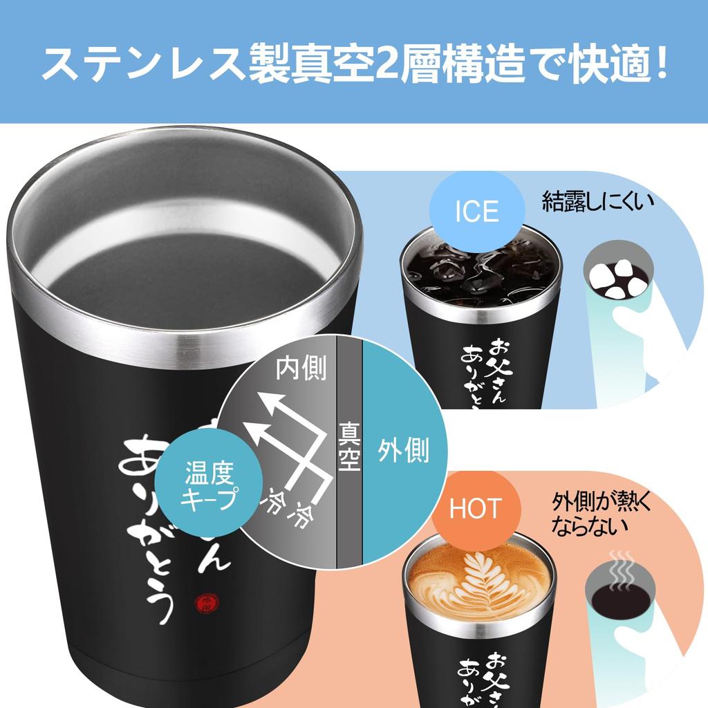 Livole Father's Day Gift, Birthday Gift for Dad, Respect for the Aged Day Gift, Vacuum Insulated Tumbler, Keeps Hot or Cold, with Lid, Stainless