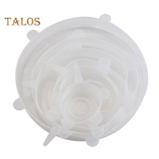 6 шт., силиконовые крышки для пищевых продуктов, крышки для чаш, сильная стабильность, пыленепроницаемость, сохранение свежести, пищевой класс, многофункциональные гибкие изоляционные чехлы, крышки для кастрюль, чашек