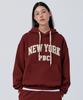 Худи Boucle New York - Бордовый