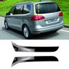 Для Volkswagen VW Sharan автомобильное заднее окно боковой спойлер диффузор сплиттеры крышка Canards сплиттер наклейки глянцевый черный