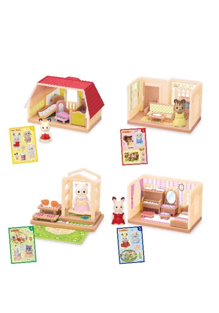 Kabaya Sylvanian Families Mini Series 8 штук конфеты игрушка жевательная резинка