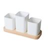 2/3 Divided Kitchen Utensil Holder Plastic Cutlery Drain Rack Chopstick Holder  Household