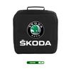 AAABR1 Car Charging Cable Rechargeable Gun Storage Bag For Skoda Octavia A5 A7 RS Fabia Superb Rapid Karoq
