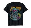 STAR WARS Boba Fett Neon Blaster Vintage Disney+ T-Shirt
