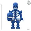 Colorful Articulated Skeleton MOC Building Blocks Horror Game Creative Verity Mini Plastic Dolls Model Toy Collectible Gift Fans