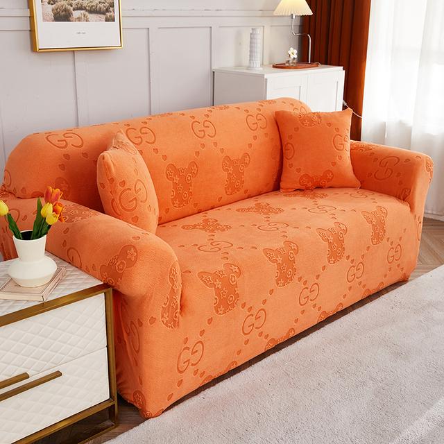 Эластичные плюшевые жаккардовые чехлы для диванов, чехлы для диванов, чехлы для дивана, защита для мебели, мягкие нескользящие эластичные чехлы