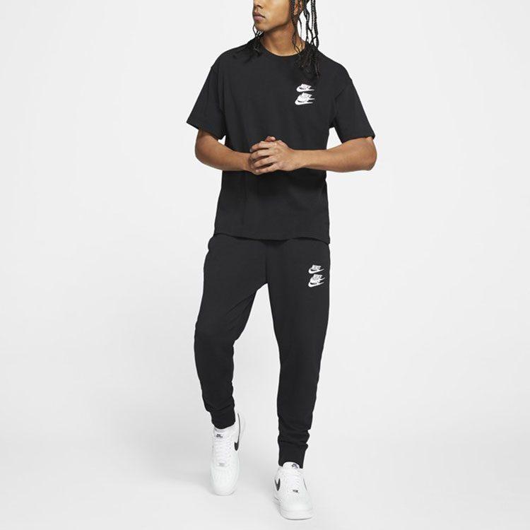 Nike T Shirts Men's Black Crew Neck Moderate DR1210-010