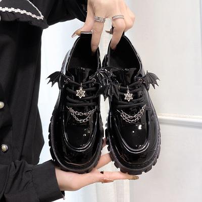 Женские туфли-лодочки черные каваи круглый носок женские туфли Мэри Джейн обувь на платформе обувь шикарная и элегантная отпуск стильная