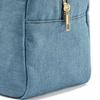 4 Sizes Blue Denim Cosmetic Pouch with Zipper Ladies Makeup Bag Jean Toiletry Case  for Women
