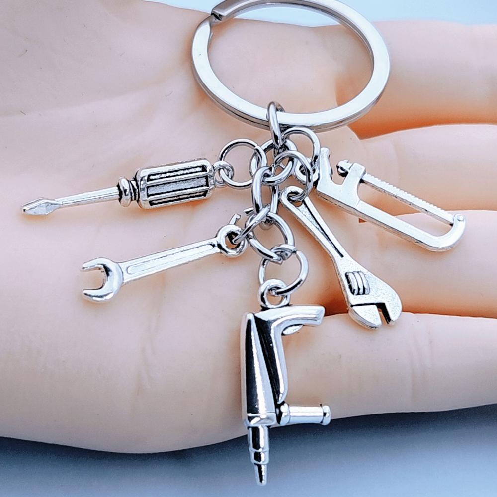 New Keychain Saw Screwdriver Wrench Dad Tool Keychain Handmade Keychain Father's Day Gift