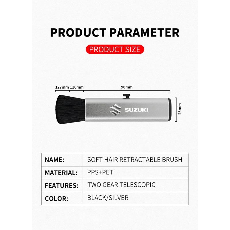 Детейлинг автомобиля Выдвижные щетки из мягкой шерсти Автотовары для Suzuki DZire IGNIS Grand Swift Jimny Vitara Baleno SX4 GW250 Splash Swace