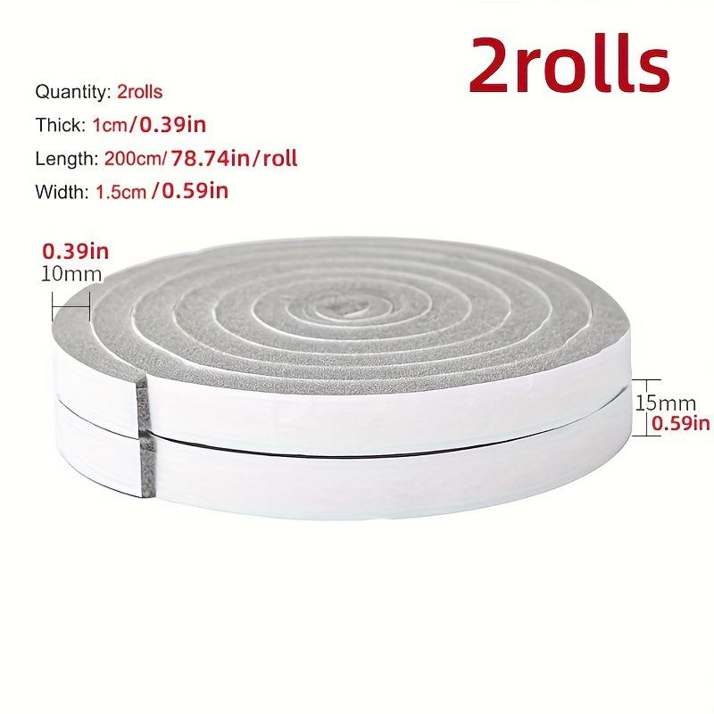 2 шт. Самоклеящаяся звукоизоляционная уплотнительная лента для дверей и окон Звукоизоляция двери Утепление окон на зиму Уплотнитель для окон кондиционера