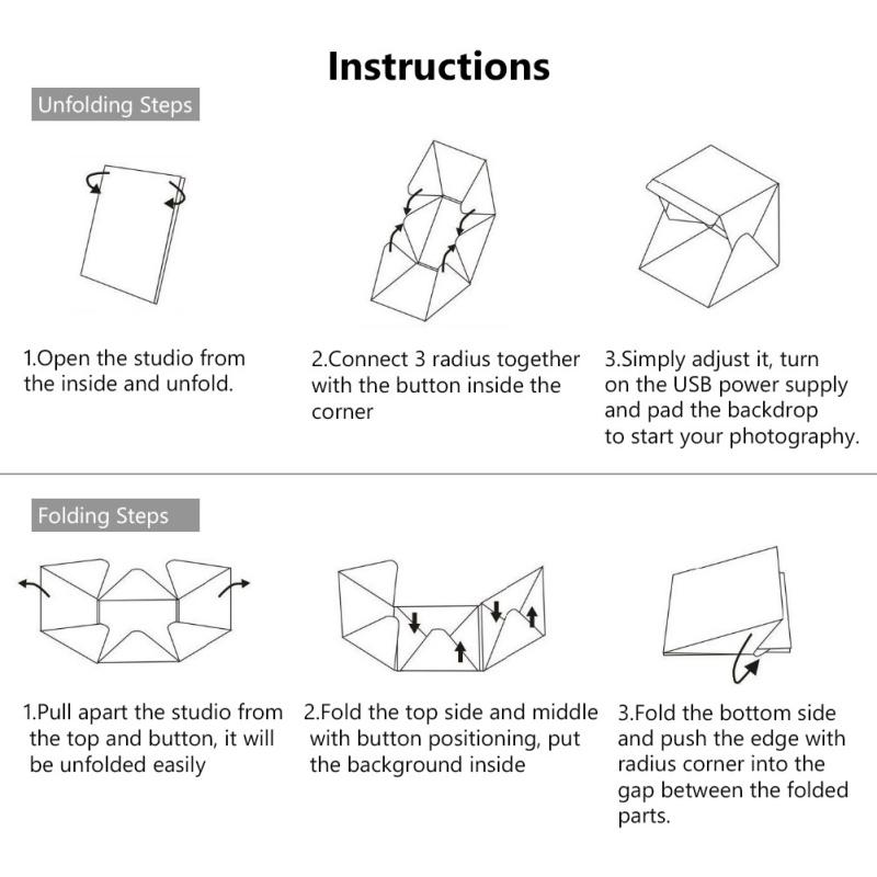 4GL PULUZ 24 см PU5022, 2 предмета, светодиодная коробка для фотостудии, светодиодный световой короб для фотосъемки, 6-цветные фоны