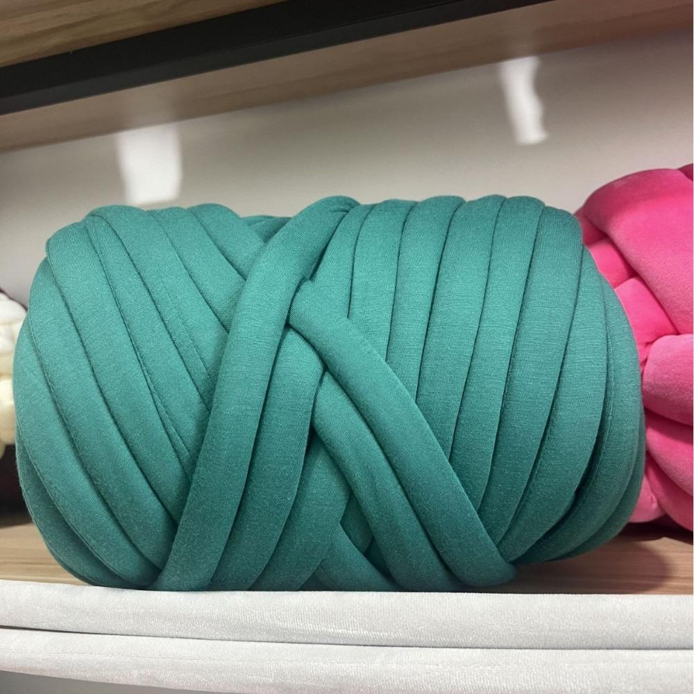 2.5cm Chunky Yarn Super Velvet Bulky Yarn Easy Projects Tube Yarn  Pet Beds