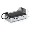 Вертикальная подставка Thunderbolt 4/5 для Mac mini M4 и корпус для внешнего жесткого диска, 40 Гбит/с
