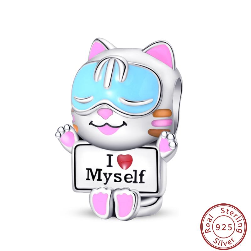 Милая серия «Кошка и собака» Медные шармы «Луна», «Бабочка», «Отпечаток лапы» 3 мм Сделай сам Изготовление изящных ювелирных изделий Подарки