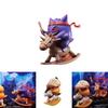 Charming Psyduck And Gengar Cute Anime Figures Pvc Collectible Display For Kids