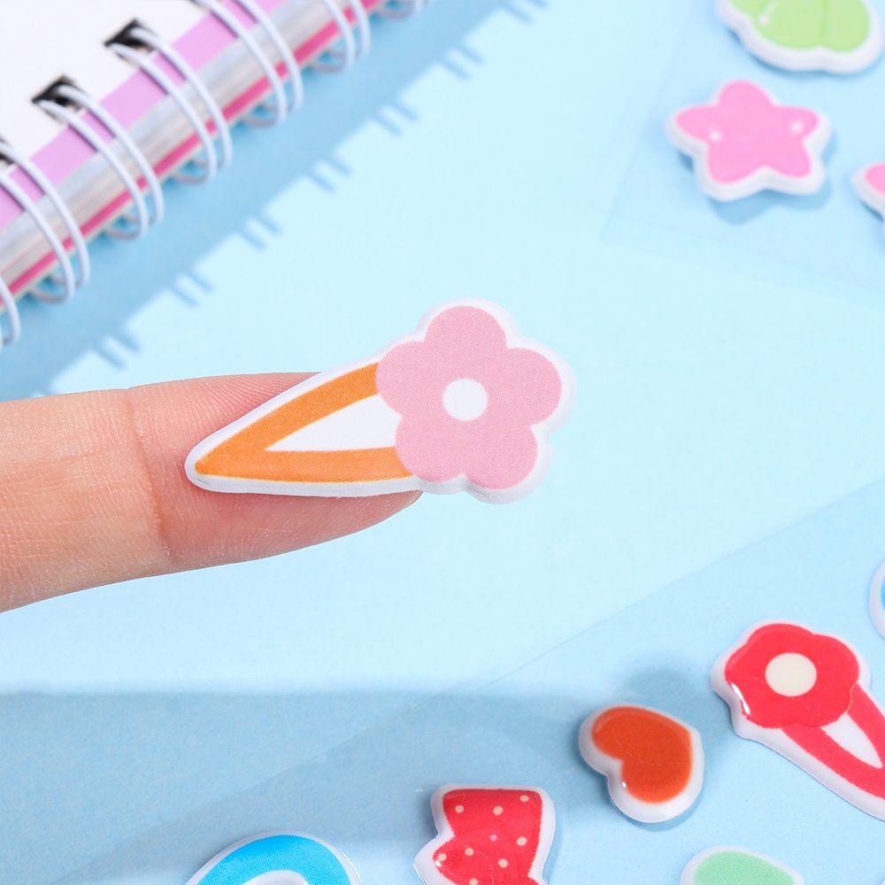 Kids Gift Cartoon Gifts 3D Scrapbooking Decoration Cute Bubble Stickers Card issuance doll Sticker
