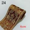 1 Meters Sewing Fabric Jacquard Ribbons Floral Embroidered Straps Woven Lace Trim Stylish