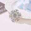 Zinc Zinc Zinc Alloy Creative Snowflake Brooch Geometric  Temperament   Christma's Day Gift