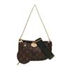 [Б/У] Multi Pochette Accessoires Цепочка Monogram Пять-в-одном Комбинированная сумка Покрытый холст Кожа Сумка для маджонга Под мышкой Ручная - Отличное состояние #VRFWRH