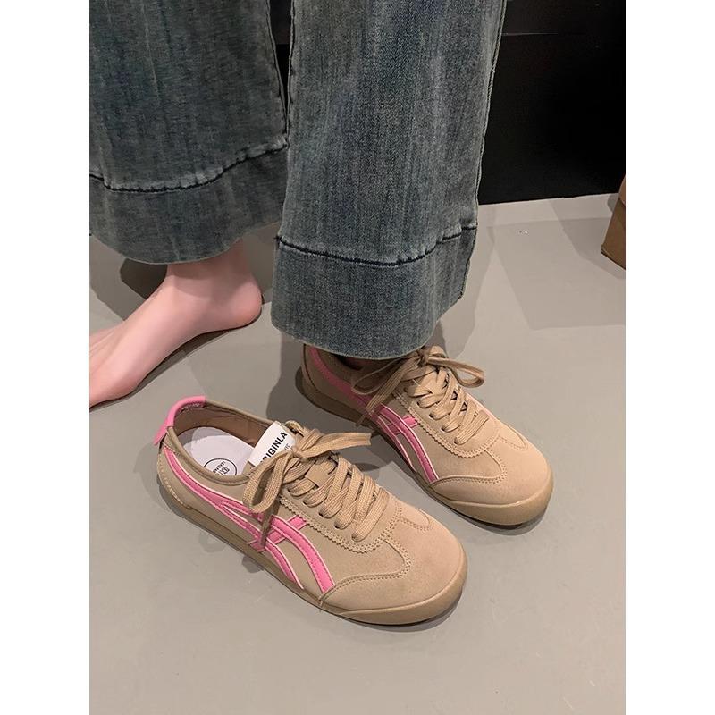 Женская обувь Dexun, новая коллекция весна-лето 2025: популярная, универсальная, супер-крутая, маленькие белые туфли в стиле Форреста Гампа, спортивная и повседневная обувь для серфинга.