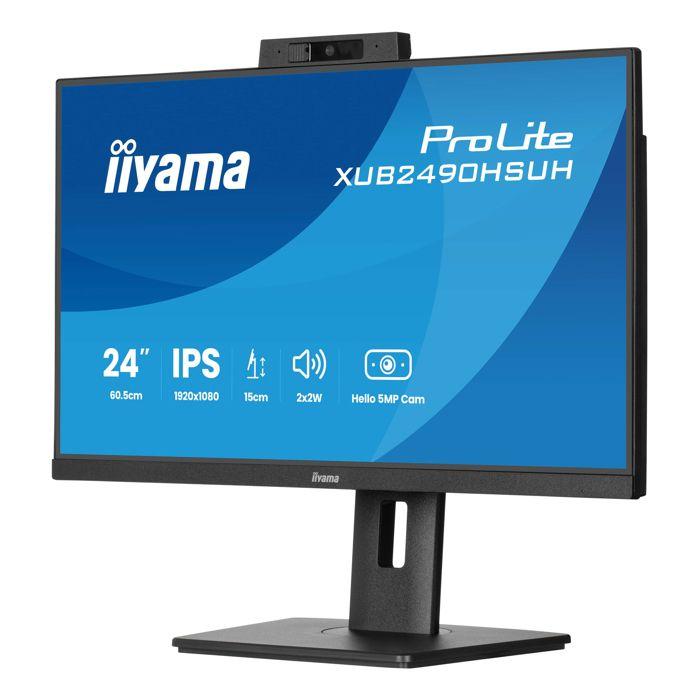 Ecran PC - IIYAMA - 23,8" - Full HD - 100Hz - Dalle IPS - 4ms - Pied réglable + Pivot - ProLite XUB2790QSUH-B2