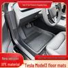 Водонепроницаемые XPE коврики для пола автомобиля Tesla Model 3 Refresh и экологичный коврик для багажника без запаха