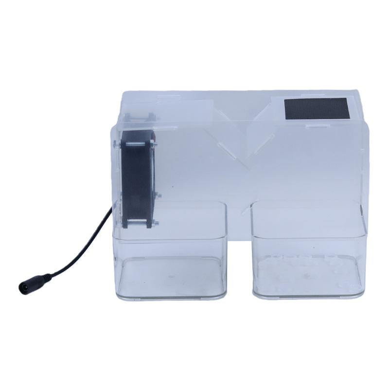 USB Powered Acrylic Parrot Food Huller, Bird Seed Blower Machine for Millet Mix, Washable Shell Remover for Bird Feeder with USB