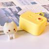 Meow Voice Cat Socket Keychain Unzip Button Cat Sound Keychain  Friend Toy