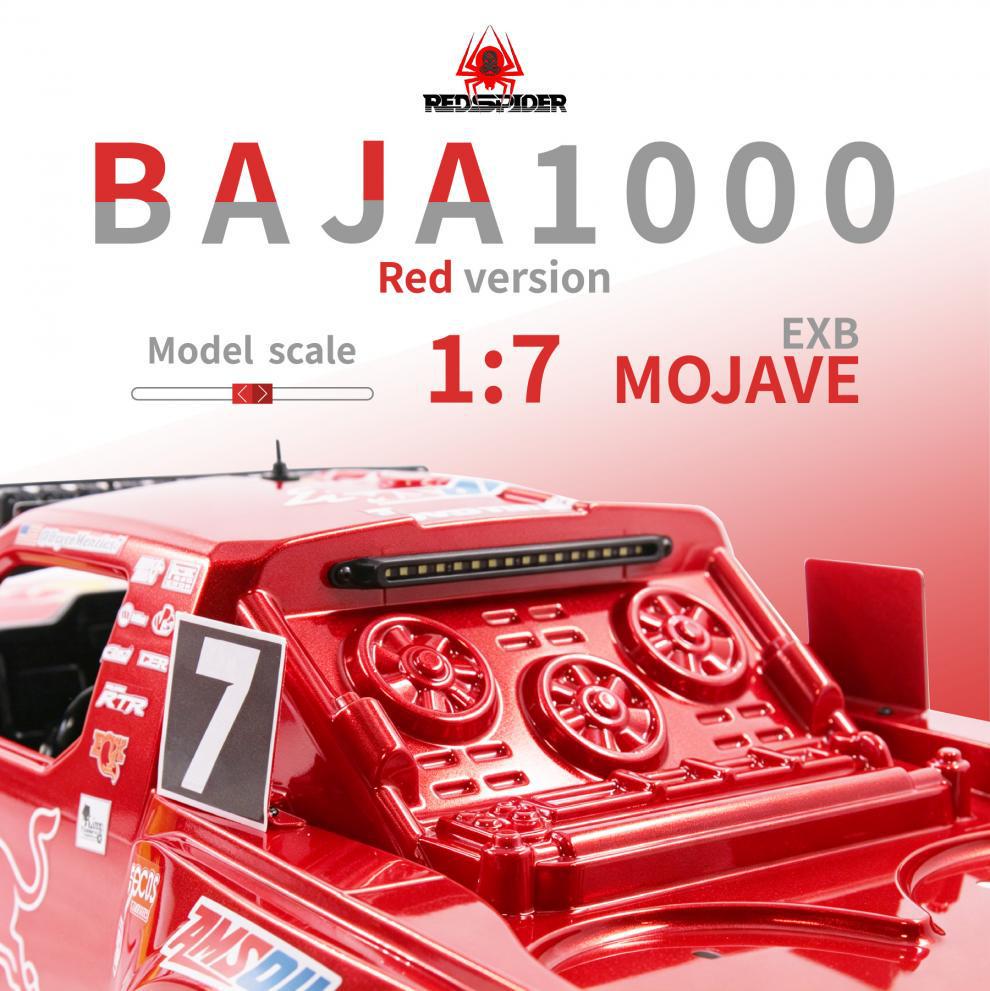 ARRMA 1/7 Mojave EXB Baja 1000 Готовая к запуску радиоуправляемая модель шорт-корса