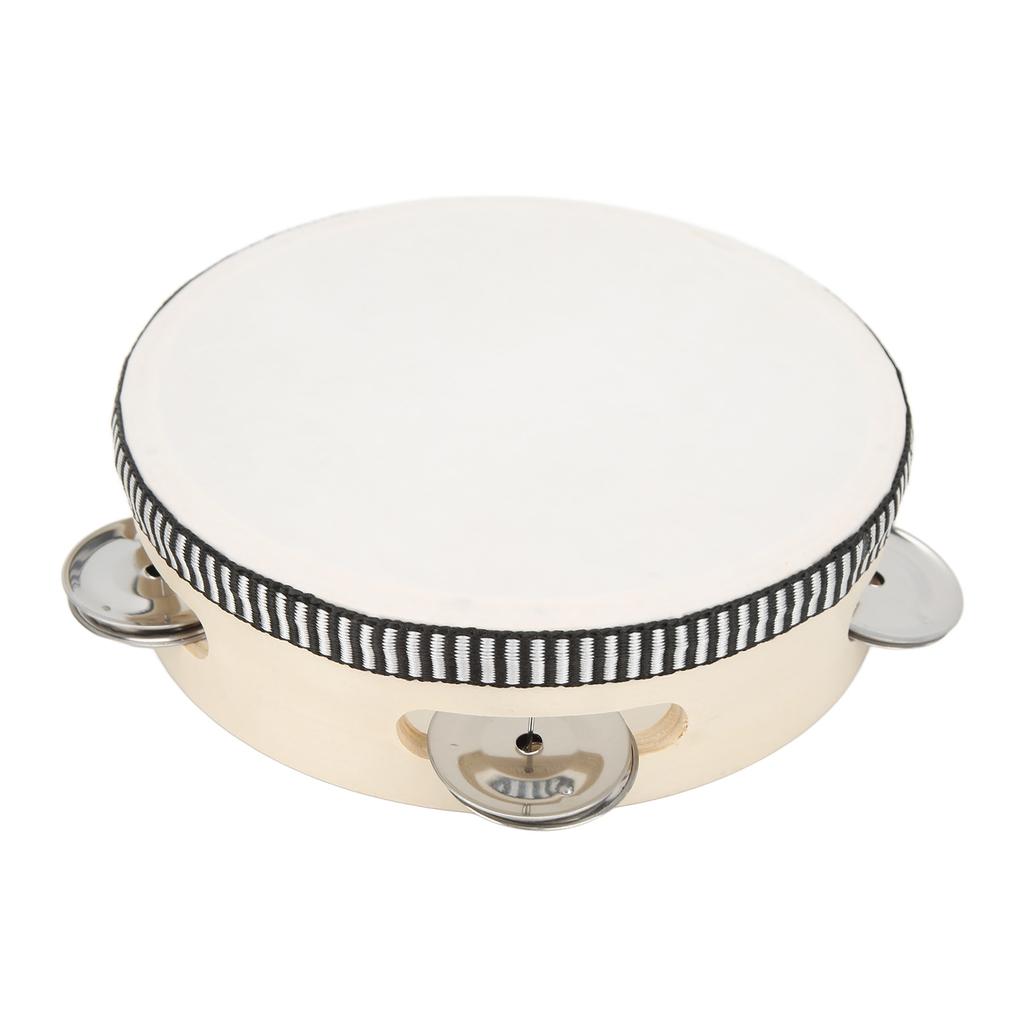 Ручной тамбурин деревянный 154 мм полиэстер четкий звук образовательный тамбурин барабан для выступлений