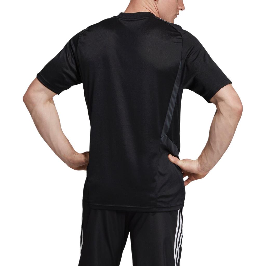 Adidas Футболка с коротким рукавом и полосатым логотипом Juventus, повседневная, мужская, черная DX9127