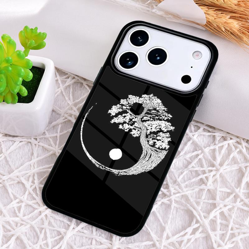 Tree of Life Yin Yang Shockproof Phone Case for iPhone 17 Air 16e 15 11 12 14 13 Pro Max Cover Coque