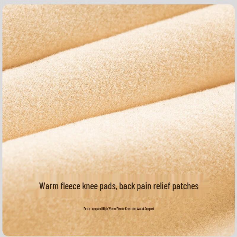 Женские термобрюки с высокой талией и утолщенным слоем, с защитой коленей и талии