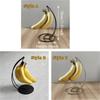 with Base Metal Banana Rack Stable Stand Fruit Display Hanger Creative Banana Holder  Living Room
