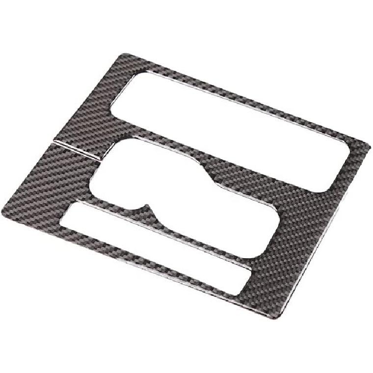 Soft Carbon Fiber Car Center Control Gear Shift Panel Sticker Trim Fit for Toyota Tacoma 2006 2007 2008 2009 2010 2011 2012 2013 2014 2015 (Black