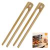 Yousheng Магнитные щипцы для тостера Бамбуковые сервировочные щипцы 8,66 дюйма Кухонная утварь для приготовления тостов, бекона, маффинов, бейглов