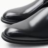 Kenford KP26 Genuine Leather Business Shoes, Plain Toe, Made by Regal, Men's, Black, Size 25.5cm